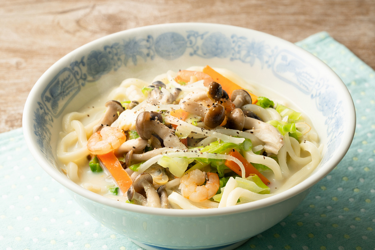 ワンパンうどんのちゃんぽん風